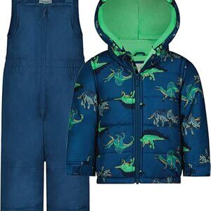 Carter’s Dino Snowsuit 12M‎ 🦖 All Over Print